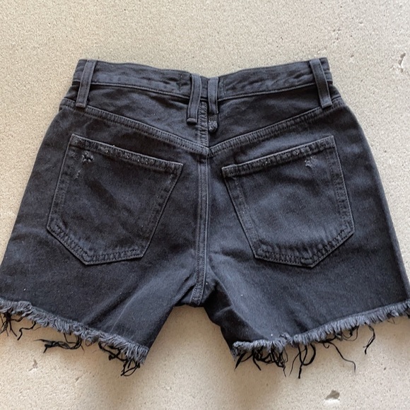 NWT Free People Makai Cut Off Denim Shorts Distressed black - Picture 14 of 16